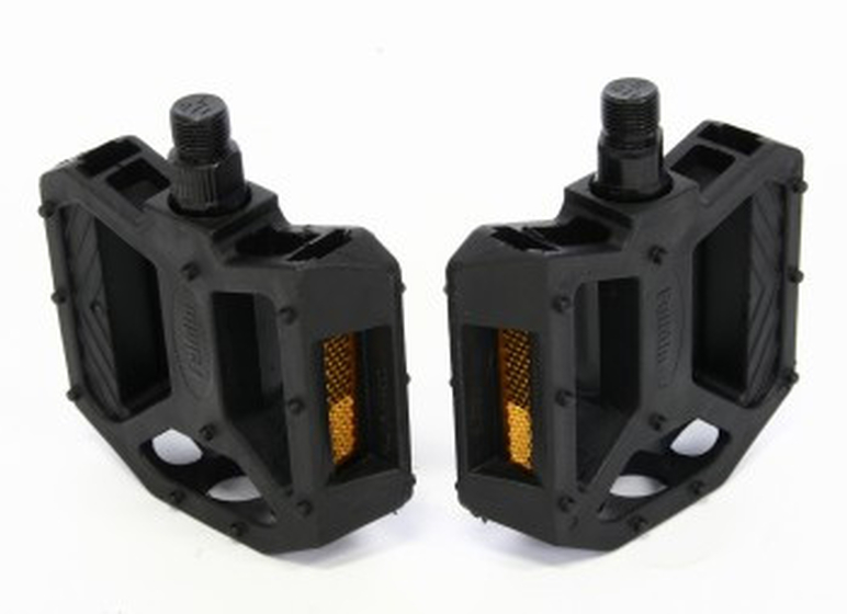 Педали FP-850, ось 9/16, пластик, черные Х21212