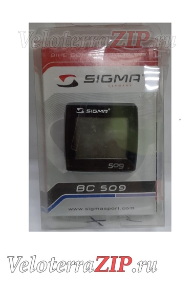 Спидометр электронный Sigma BC 509, проводной, водостойкий корпус, инд.уп