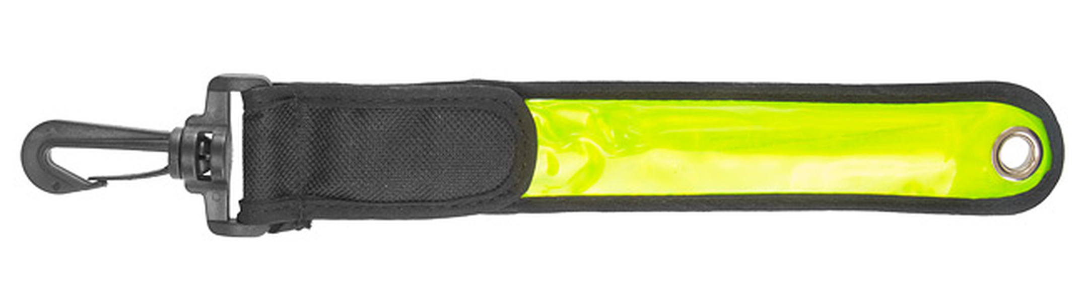 Светоотражающая полоса JY-1004 зеленая со светодиодом, арт. 560153