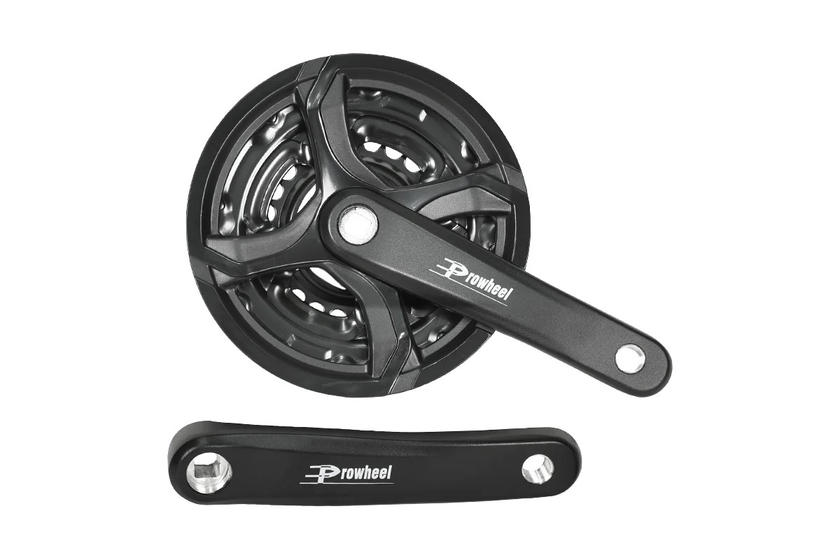 Система PROWHEEL TA-CQ01*24/34/42T*160MM ALLOY CRANK,CHAINLINE:48,5,под квадрат ,черный