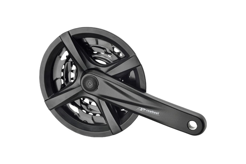 Система PROWHEEL TA-CQ02*24/34/42T*152MM ALLOY CRANK,CHAINLINE:48,5,под квадрат ,черный