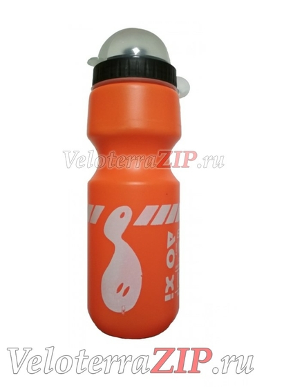 Бутылочка"КМS"для велосипеда,пластиковая,750мл,(цв:бел/cин,бел/красн,бел/зел)фирменный дизайн