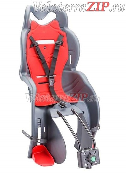 Кресло детское, с крепл на багажник пластик SANBAS-T серое